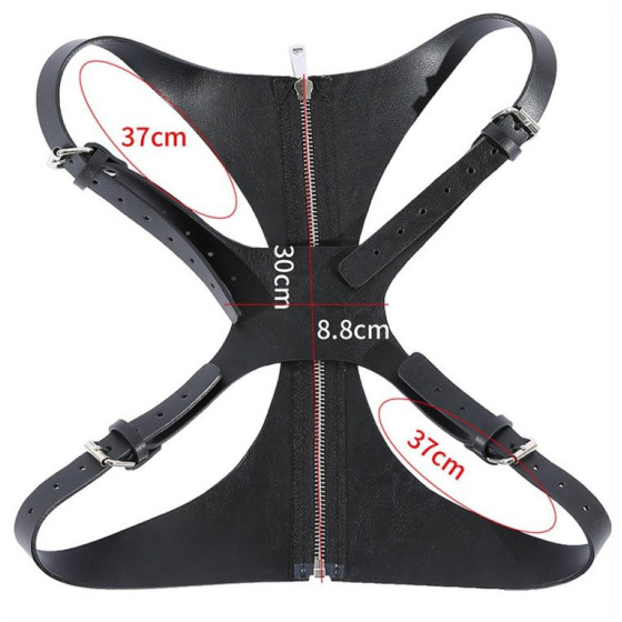 Corset SM Vinyle Noir