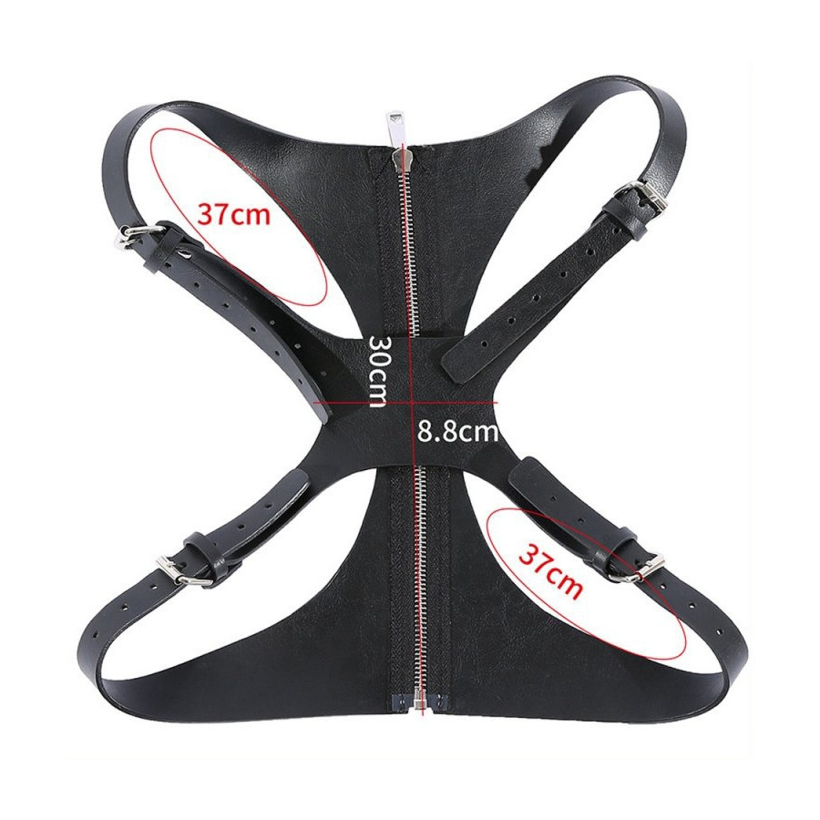 Corset SM Vinyle Noir