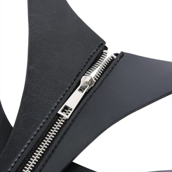 Corset SM Vinyle Noir