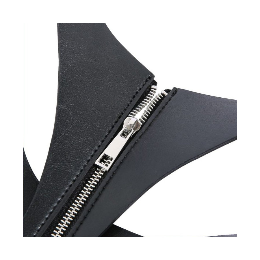 Corset SM Vinyle Noir
