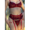 Ensemble Florissa 4 Pièces Rouge