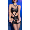 Body avec Jarretelles Almada Noir
