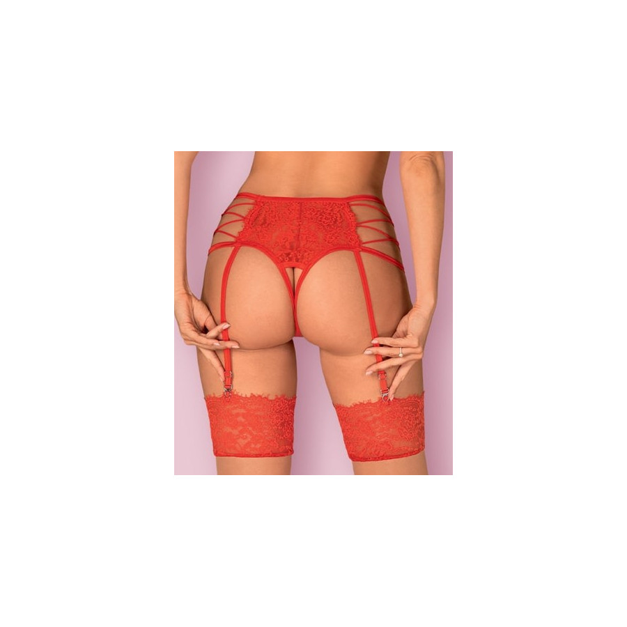 Porte-jarretelles Rediosa Rouge