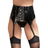 Porte-Jarretelles Vinyl Belt Noir