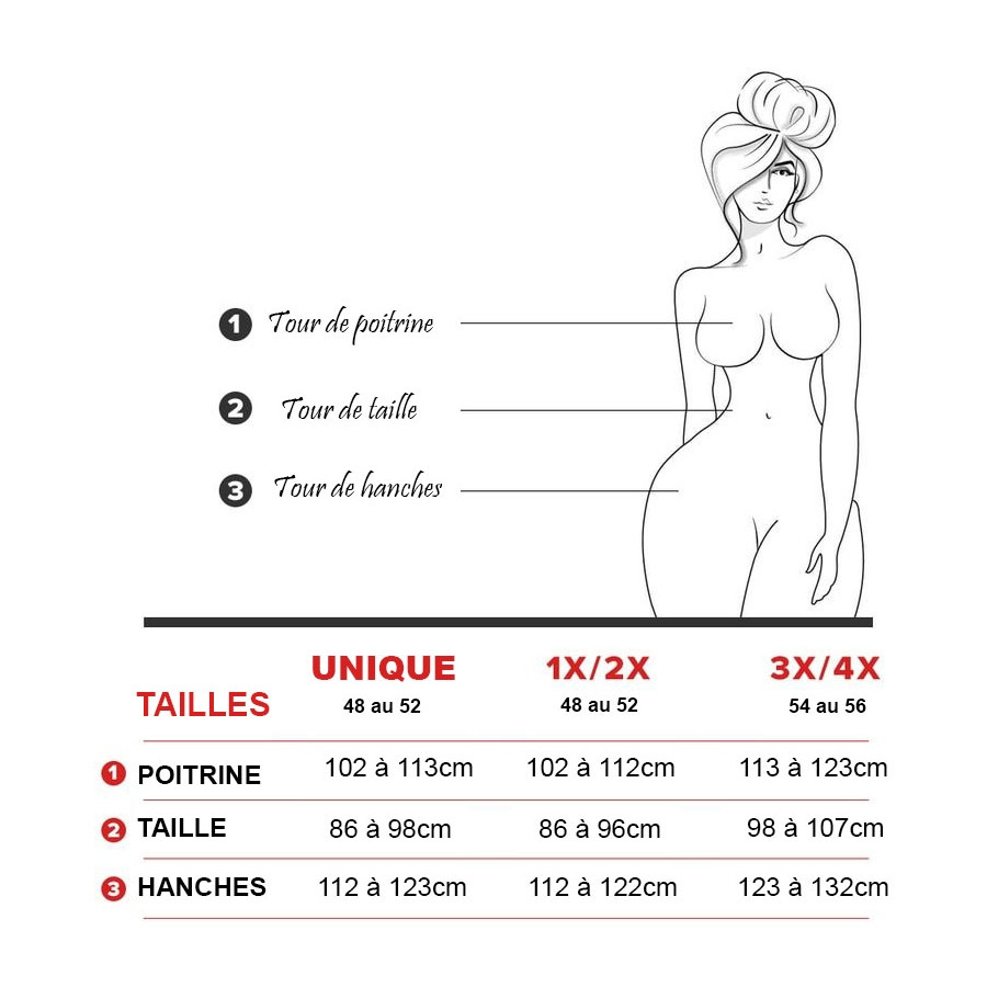 Nuisette MIRABELLE Pourpre Grande Taille
