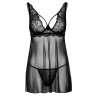 Nuisette + String Underwire Sheer Noir
