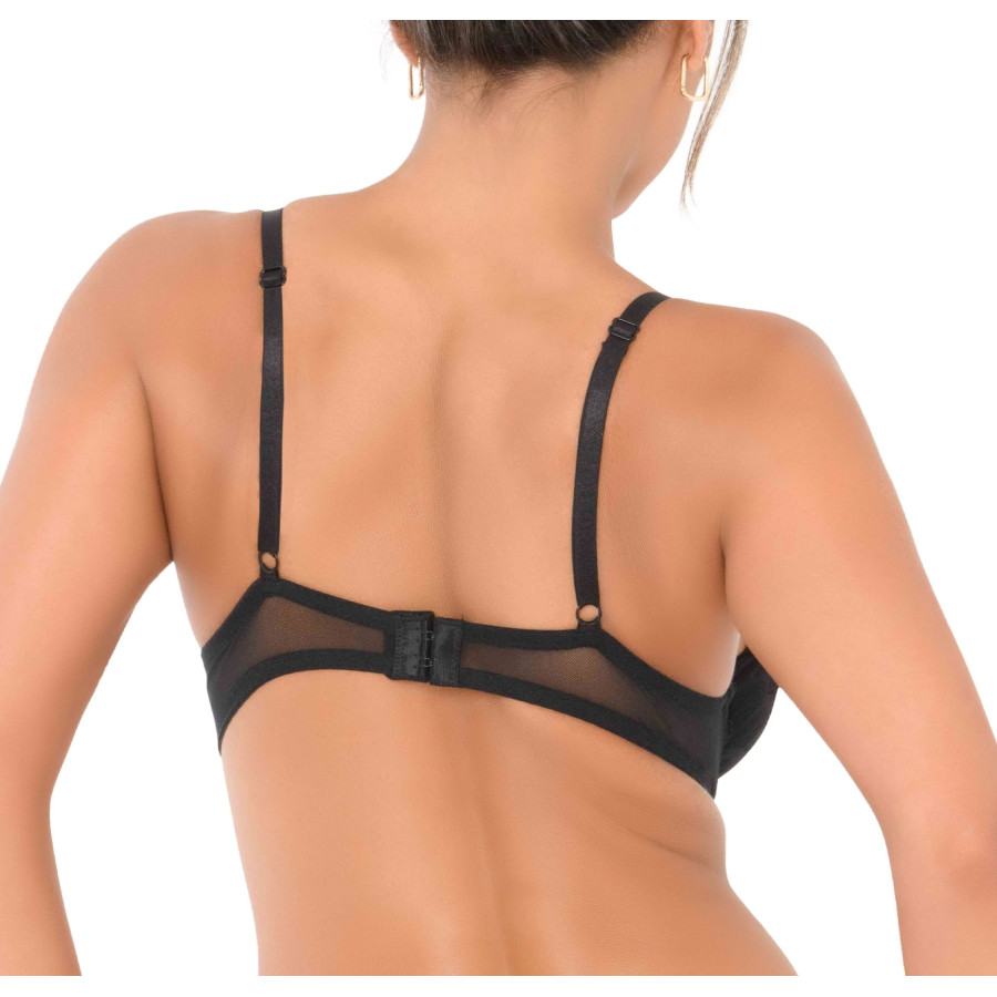 Soutien-Gorge 1/4 Bra Noir