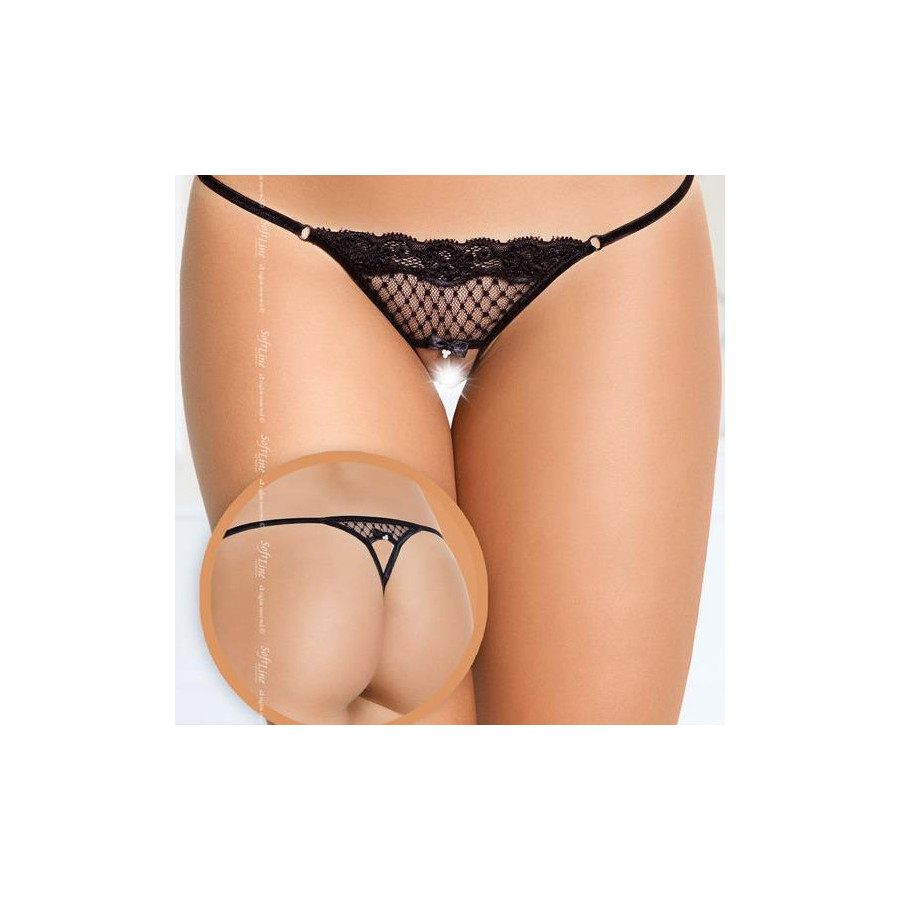 String ouvert KSENIA - Noir