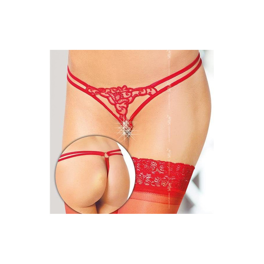 String ouvert Dominika - Rouge