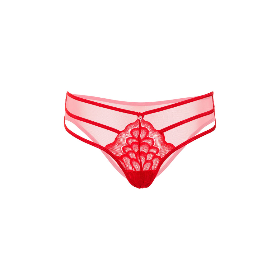 String Lace Straps Rouge