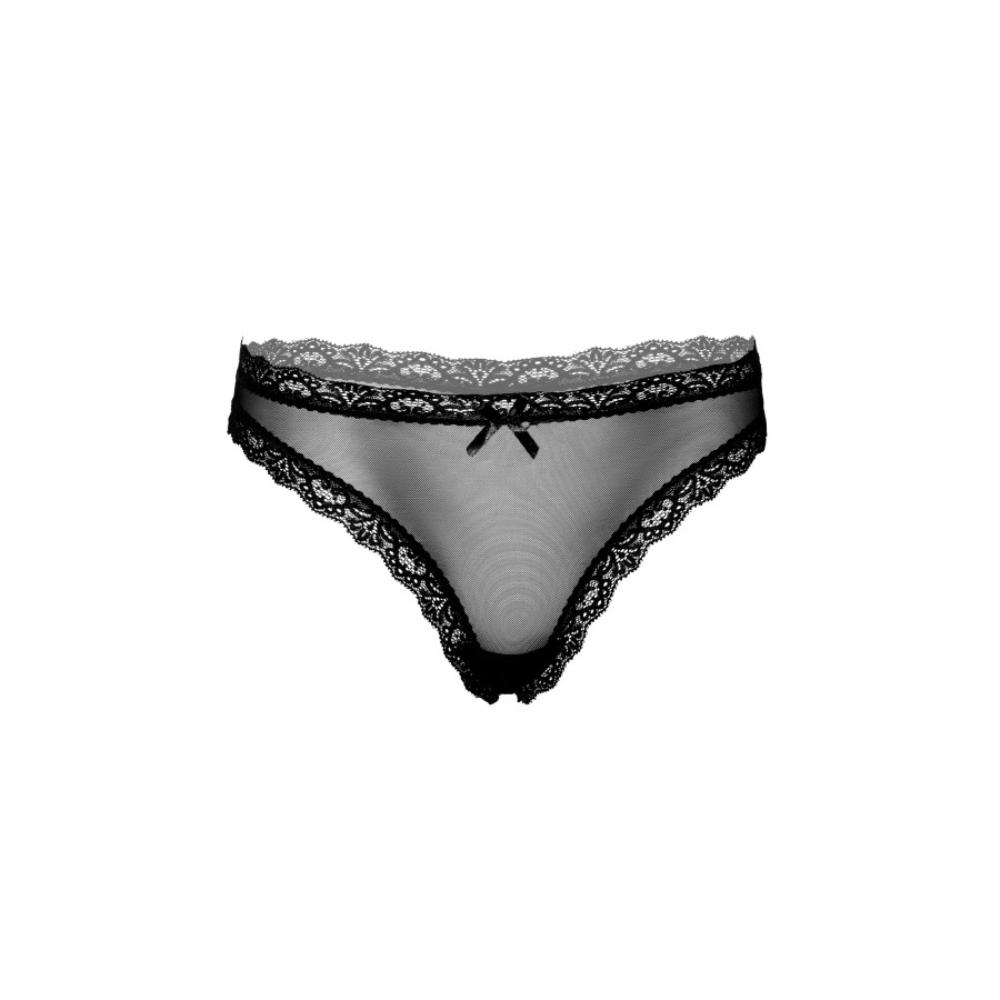 String Ruched Noir