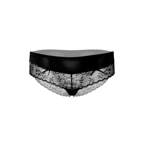 Culotte Floral Lace Hiphugger Noire