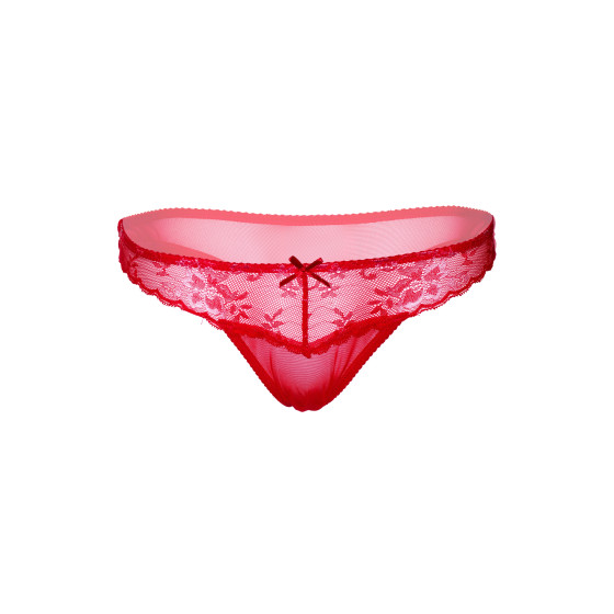 String Sexy Floral Lace Rouge
