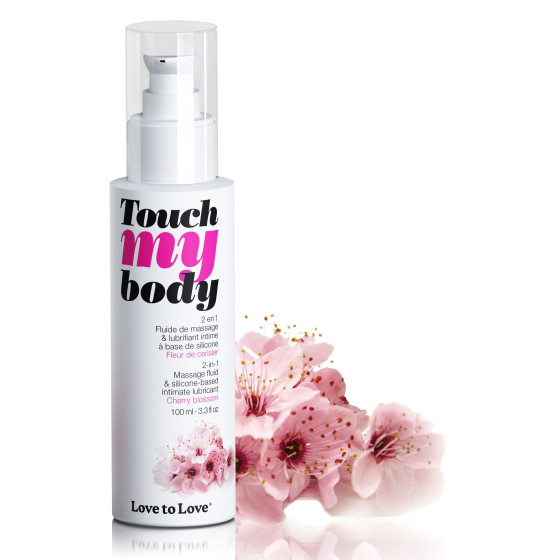 Lubrifiant Silicone TOUCH MY BODY Fleur de Cerisier 100ml