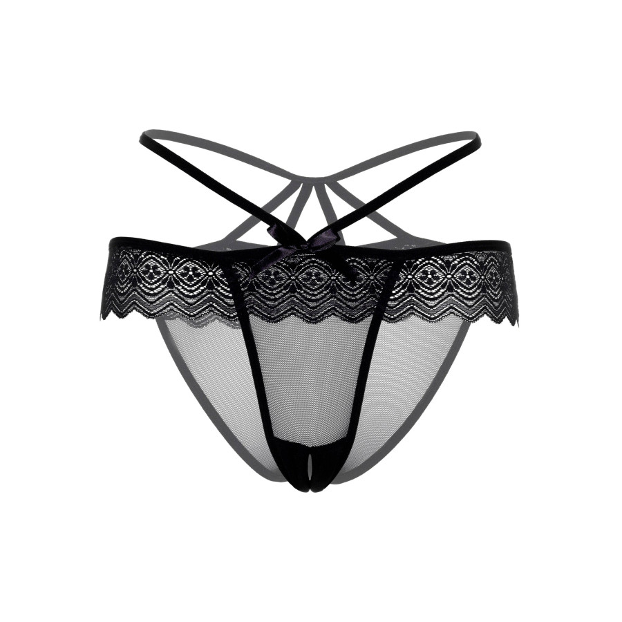 Culotte Tanga sexy Taylor Noire