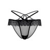 Culotte Tanga sexy Taylor Noire