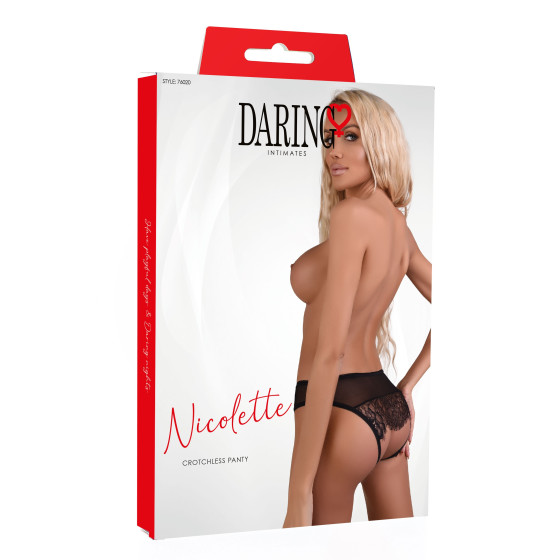 Culotte Ouverte Arrière Nicolette Noire