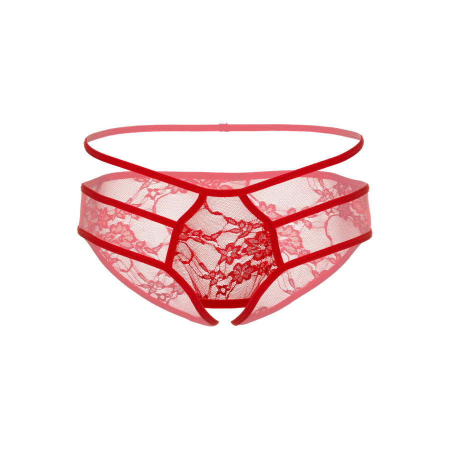 Culotte en dentelle Jade Rouge