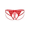 Culotte ouverte Strappy Naomi rouge