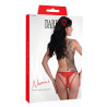 Culotte ouverte Strappy Naomi rouge
