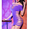Robe échancrée Shaé - Violette