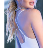 Robe courte Edana - Blanche