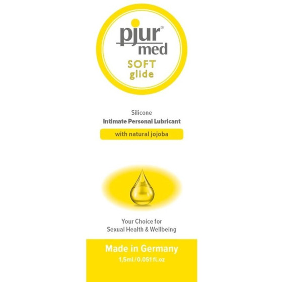 Dosette Lubrifiant Silicone Soft Glide Pjur 1.5ml