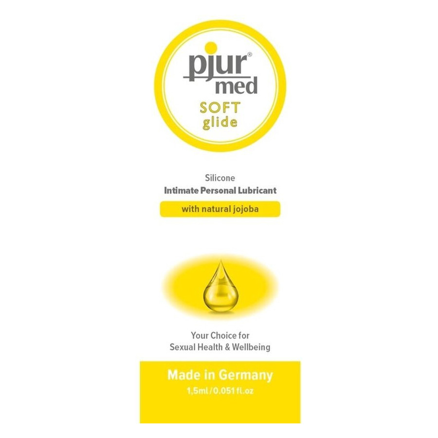 Dosette Lubrifiant Silicone Soft Glide Pjur 1.5ml Dosette Lubrifiant Silicone Soft Glide Pjur 1.5ml