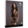 Robe sexy Criss Cross Neck Noir