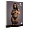 Robe sexy Grande Taille HIGH LACE Noire
