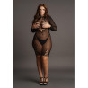 Robe sexy Grande Taille LONG SLEEVE Noire