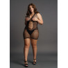 Robe sexy Grande Taille PEEK-A-BOO Noire