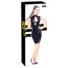 Robe Vinyl Dress Lacing Noire