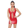 Robe Vinyl Dress Rope Rouge