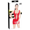 Robe Vinyl Dress Rope Rouge