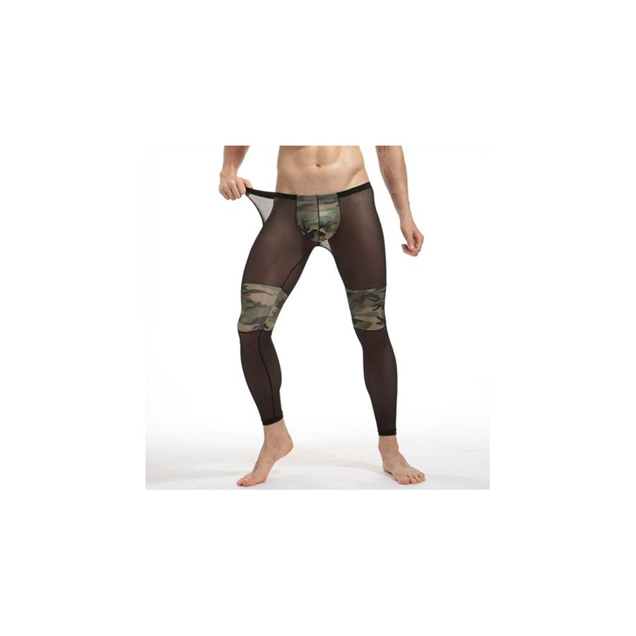 Longjohn SPLICED Noir-Camouflage