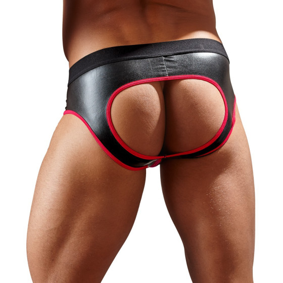 Jockstrap Joy Zip Noir-Rouge