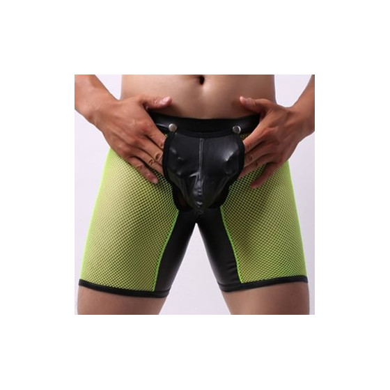 Bottomless Long OPEN IT Jaune Neon