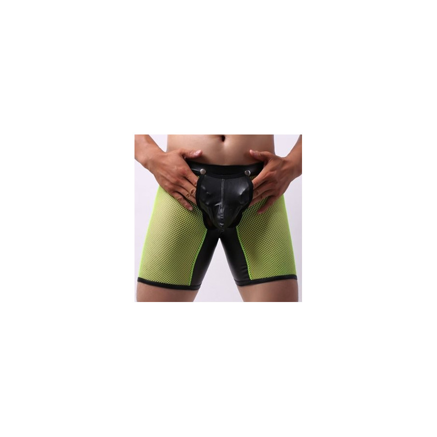 Bottomless Long OPEN IT Jaune Neon
