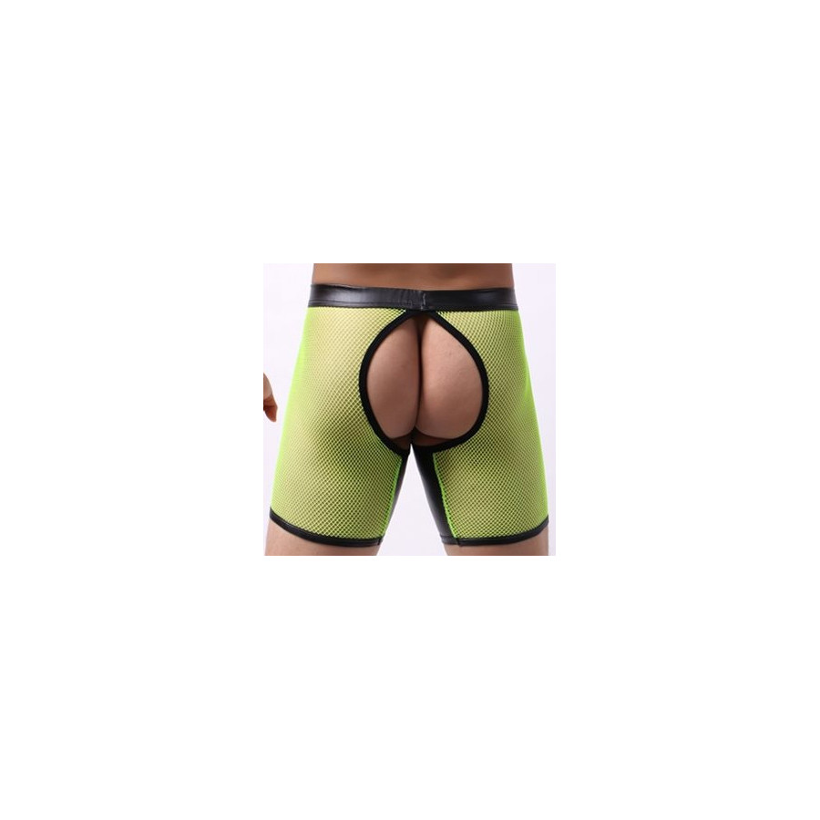 Bottomless Long OPEN IT Jaune Neon