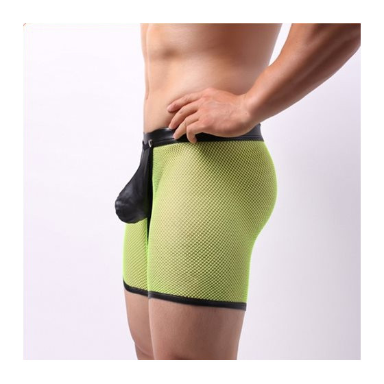 Bottomless Long OPEN IT Jaune Neon