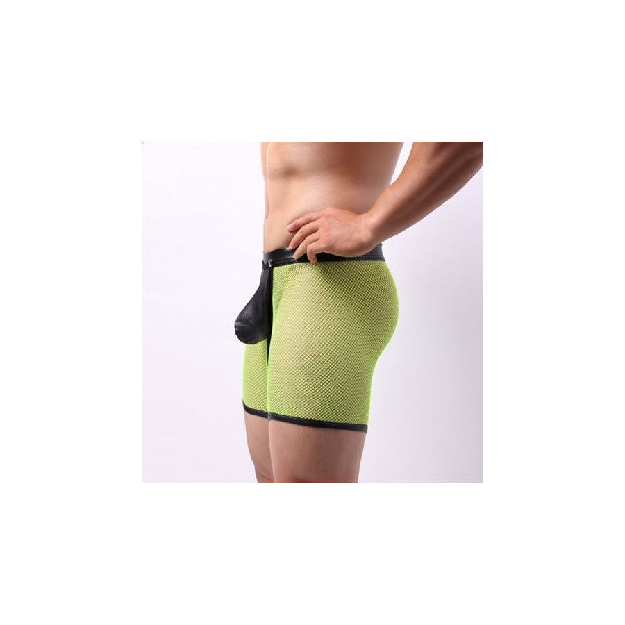 Bottomless Long OPEN IT Jaune Neon