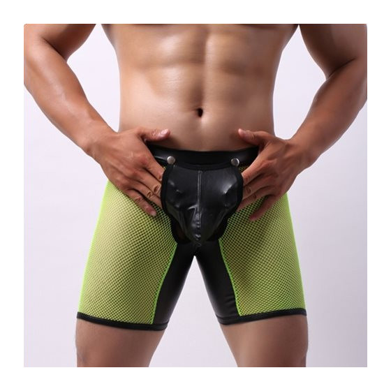 Bottomless Long OPEN IT Jaune Neon