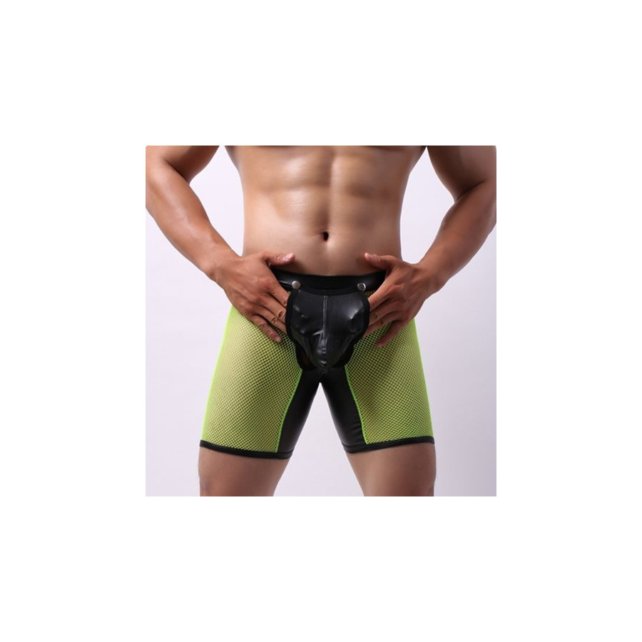 Bottomless Long OPEN IT Jaune Neon
