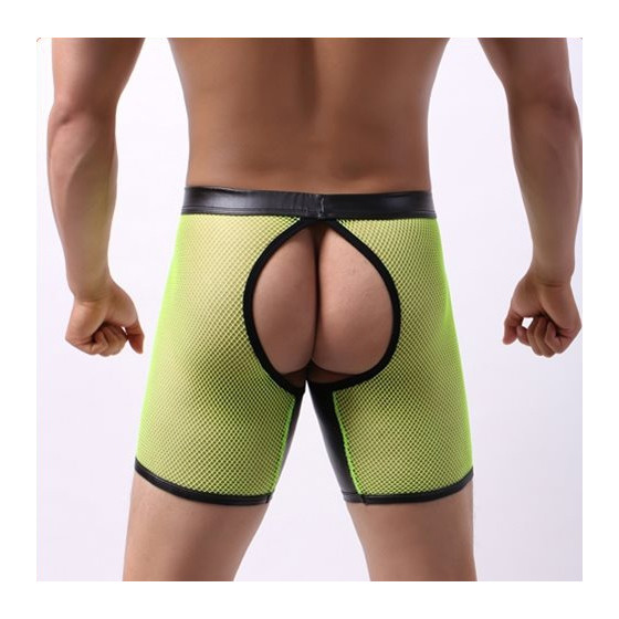 Bottomless Long OPEN IT Jaune Neon
