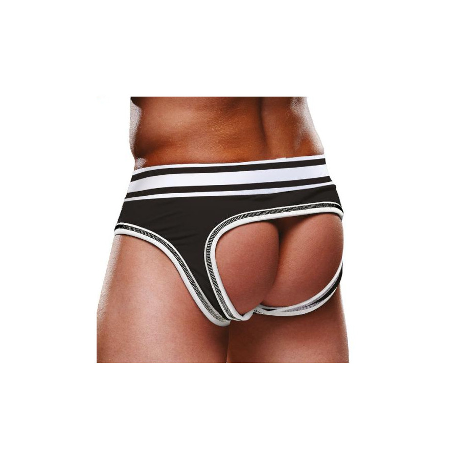 Bottomless Open Brief Prowler Noir-Blanc