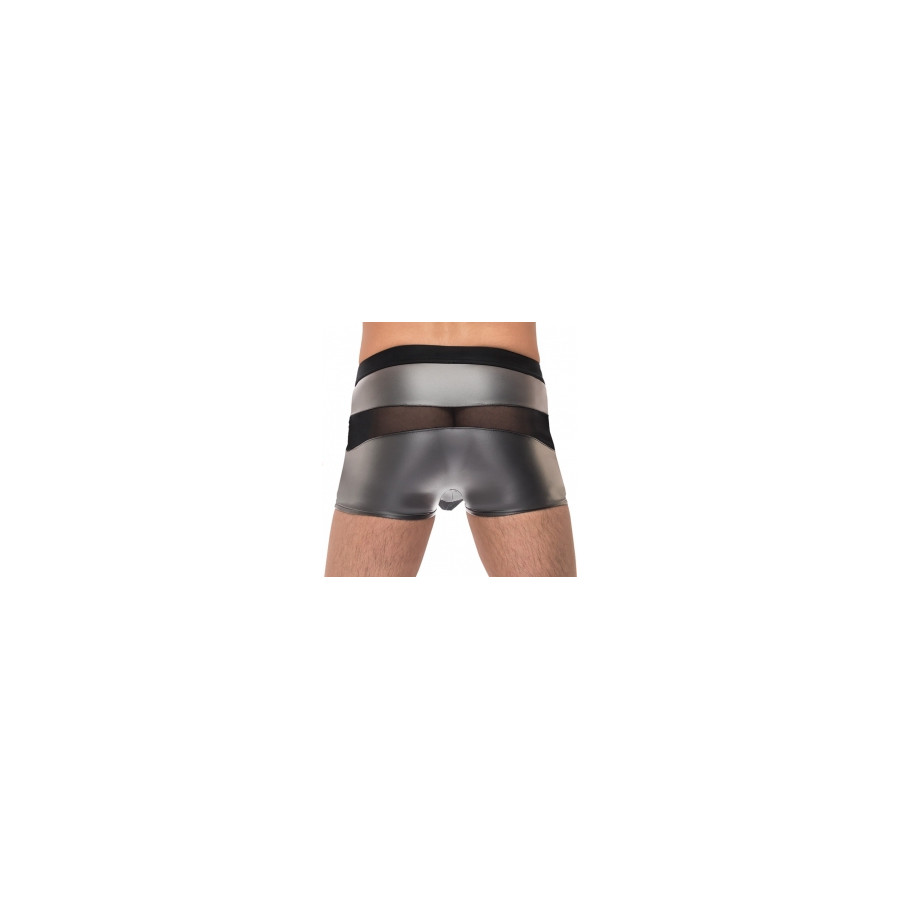 Boxer sexy IRON CLAD Noir-Argenté