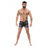 Boxer sexy IRON CLAD Noir-Argenté