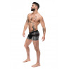 Boxer sexy IRON CLAD Noir-Argenté