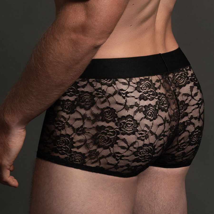 Boxer Lace Dentelle Noir